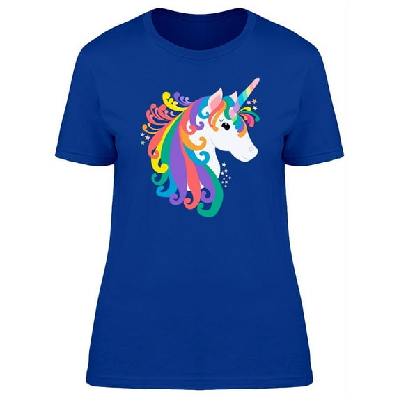 Beautiful Unicorn Art T-Shirt Women -Image by Shutterstock, Female Large