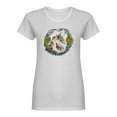 thumbnail image 1 of Beautiful Unicorn With Flowers Shaped T-Shirt Women -Image by Shutterstock, Female Medium, 1 of 2