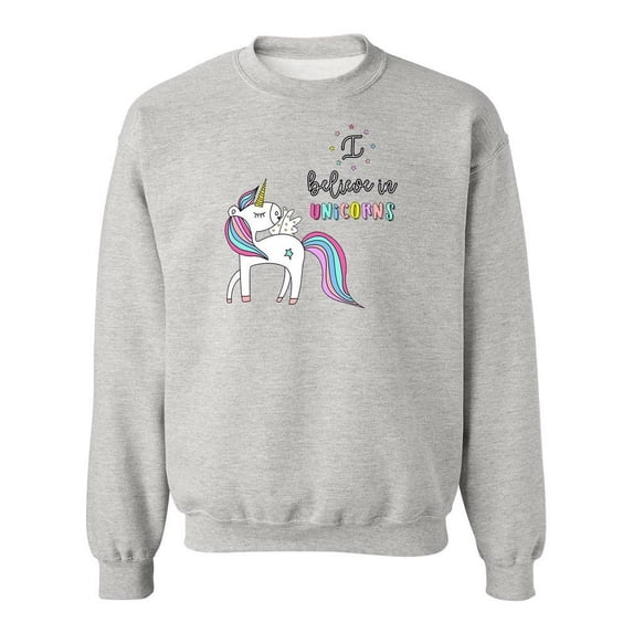 Beautiful Unicorn With Quote. Sweatshirt Women -Image by Shutterstock, Female XX-Large