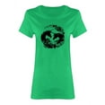 thumbnail image 1 of Beautiful Unicorns Shaped T-Shirt Women -Image by Shutterstock, Female Small, 1 of 2