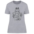 thumbnail image 1 of Beautiful Vintage Girl Design T-Shirt Women -Image by Shutterstock, Female Small, 1 of 2