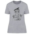 thumbnail image 1 of Beautiful Vintage Girl Graphic T-Shirt Women -Image by Shutterstock, Female x-Large, 1 of 2