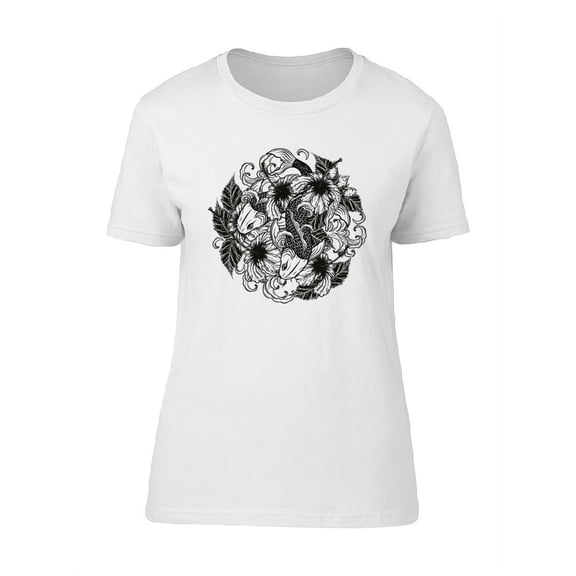 Beautiful Vintage Japanese Koi Tee Women's -Image by Shutterstock