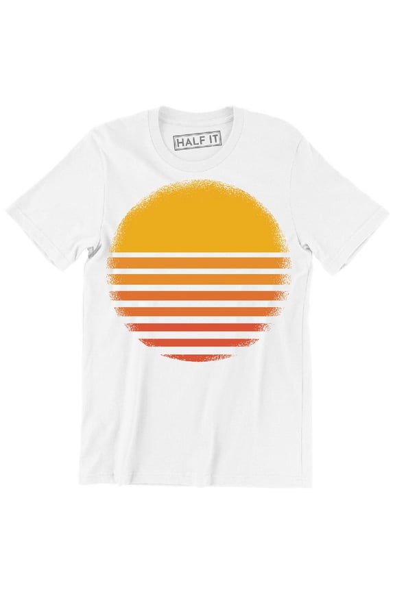 Beautiful Vintage Sunset Abstract Graphic Art Design Men's T-Shirt