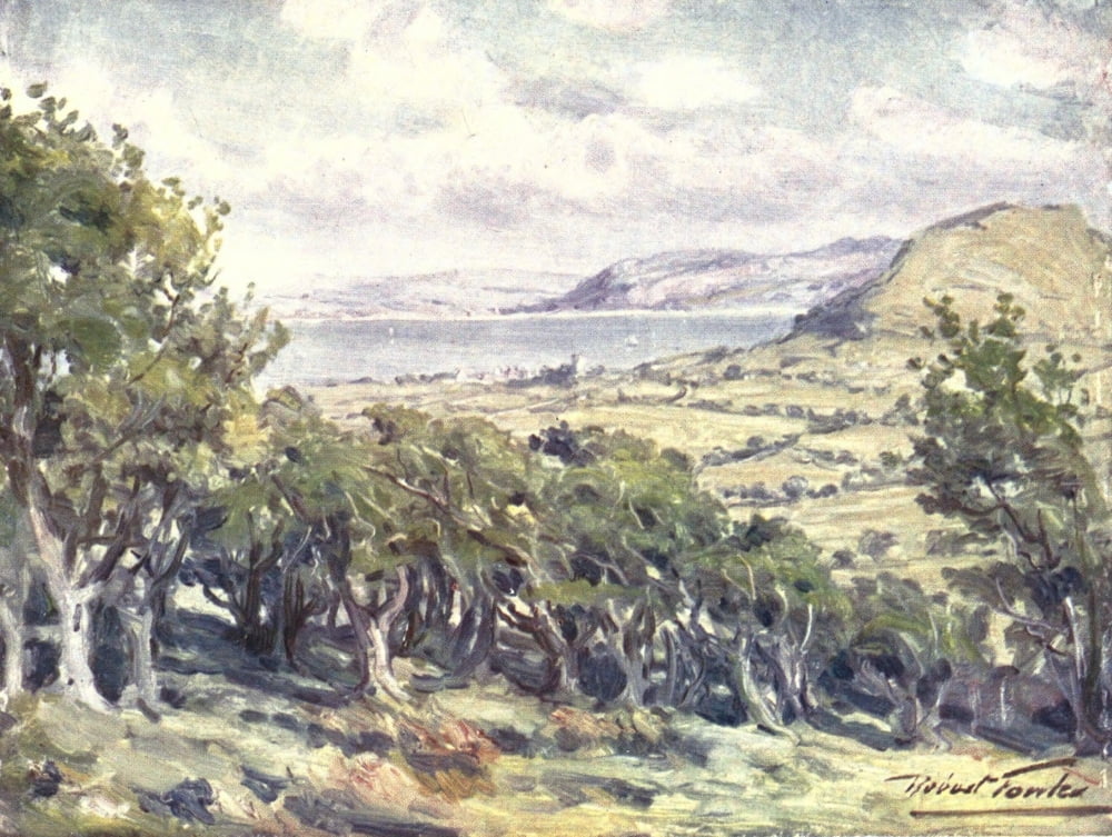 Beautiful Wales 1905 Near Colwyn Bay Canvas Art - Robert Fowler (18 x 24)