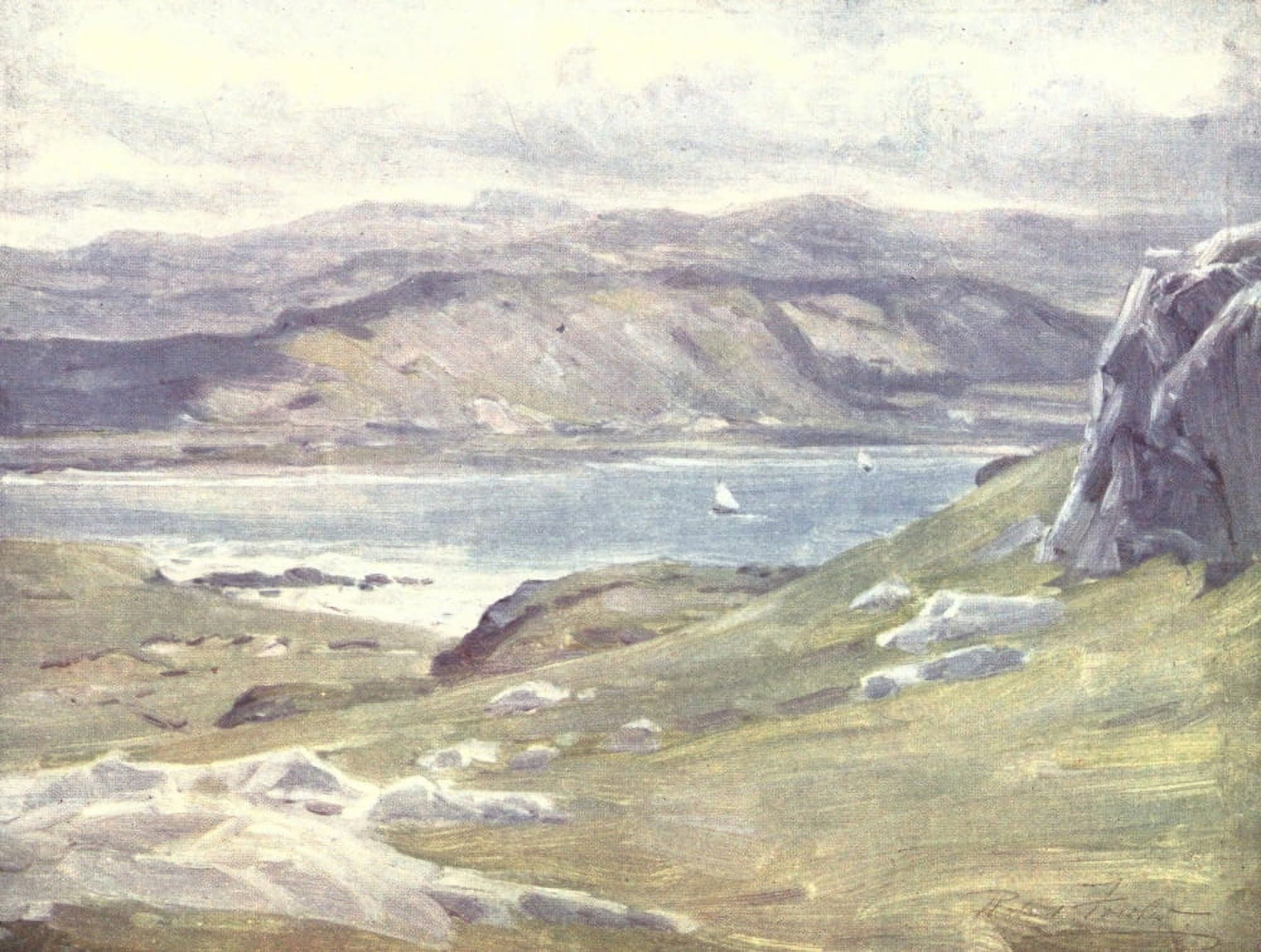 Beautiful Wales 1905 View from the Great Ormes Head Canvas Art - Robert Fowler (18 x 24)