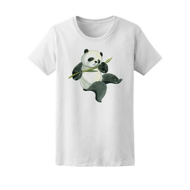 Beautiful Watercolor Panda T-Shirt Women -Image by Shutterstock, Female x-Large