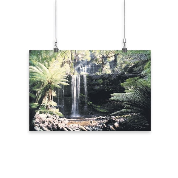 Beautiful Waterfall Poster - Anthony Chirstou Designs,