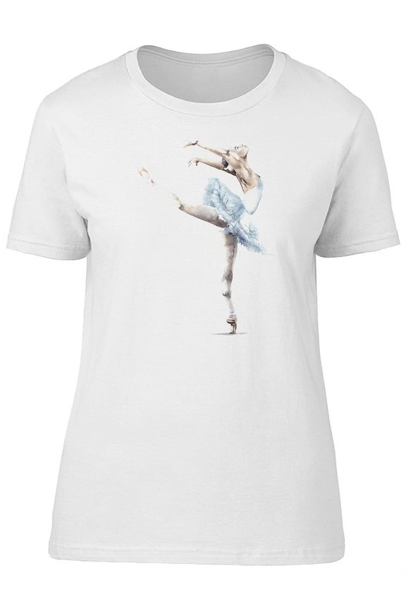 Beautiful White Tutu Ballerina Tee Women's -Image by Shutterstock