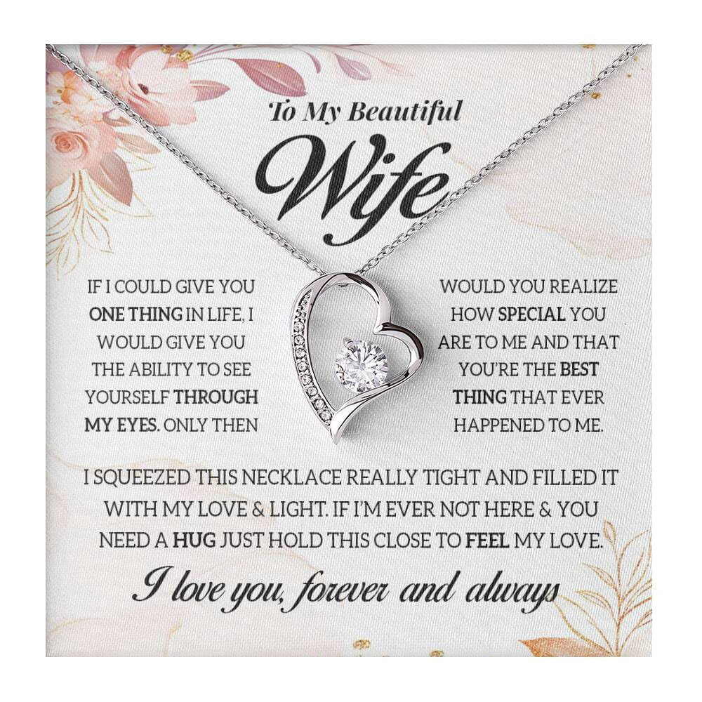 To My Beautiful Wife Necklace For Women, Jewelry To My Wife Necklace ...