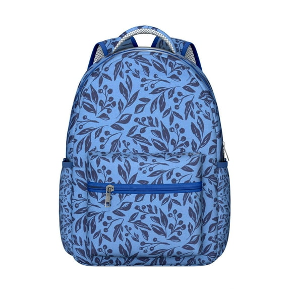 "Beautiful Wildflower & Sunflower Design Backpack - Trendy School Bag for Women & Teens, Roomy Interior with Multiple Pockets, Perfect for Books, Notebooks & Laptop"