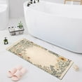 thumbnail image 1 of Beautiful Wildflowers Frame Bath Mat 39x20 Non-Slip Bathroom Rugs Absorbent Soft Plush Quick Dry for Tub Shower Kitchen Home Decor, 1 of 8