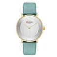 thumbnail image 1 of Beautiful Women's Quartz Watches Slim Fashion Leather Ladies Wrist Watch Reloj Mujer Curren Hot Female Clock Gifts For Women - Quartz Wristwatches, 1 of 6