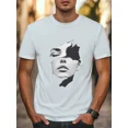 thumbnail image 1 of Beautiful Women Face Art Graphic Women Men T-Shirt Trendy Tee Casual T-shirt, 1 of 2
