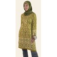 thumbnail image 1 of Beautiful Women Tops, Indian Kurti Long Tunic, Kurta Sale :  Classic | Gold Green | BUST Size 38", 1 of 2