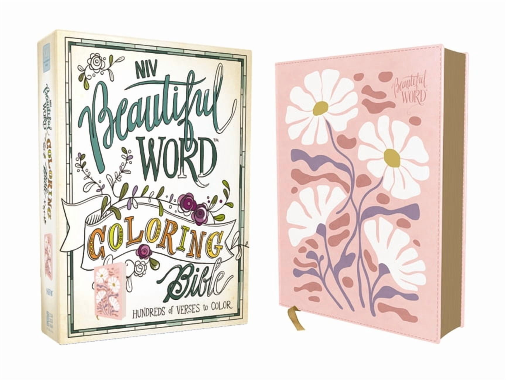 Beautiful Word Niv, Beautiful Word Coloring Bible, Leathersoft, Pink: Hundreds of Verses to Color, (Hardcover)