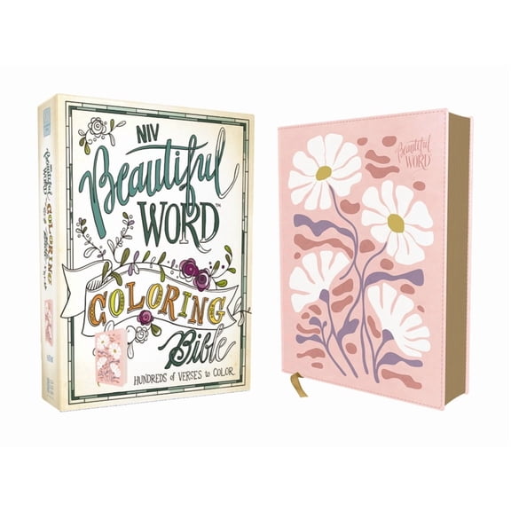 Beautiful Word Niv, Beautiful Word Coloring Bible, Leathersoft, Pink: Hundreds of Verses to Color, (Hardcover)
