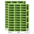 thumbnail image 1 of Beautiful Work Bee Teacher Student School Sticker Set - Light Green - Gloss Finish - 1.5" Small, 1 of 7