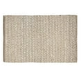thumbnail interactive-video image 1 of Beautiful Woven Boucle Scatter Rug by Drew Barrymore, 27" x 45", Ivory/Brown, 1 of 9