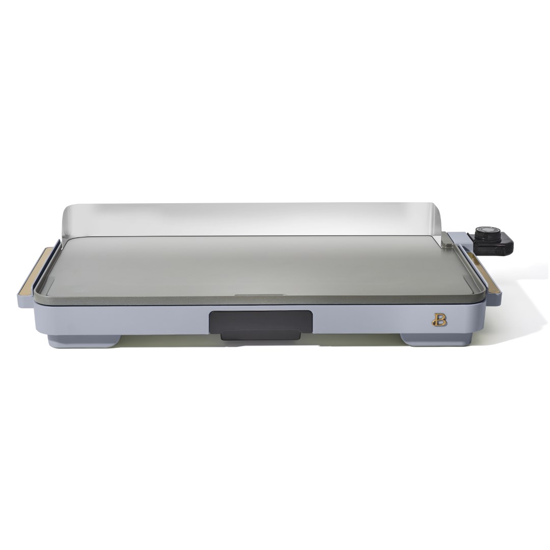 Beautiful XL Electric Griddle 12" x 22"- Non-Stick, Cornflower Blue by Drew Barrymore - image 1 of 12
