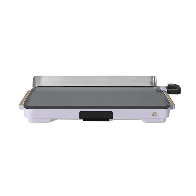 Beautiful XL Electric Griddle 12" x 22"- Non-Stick, Lavender by Drew Barrymore