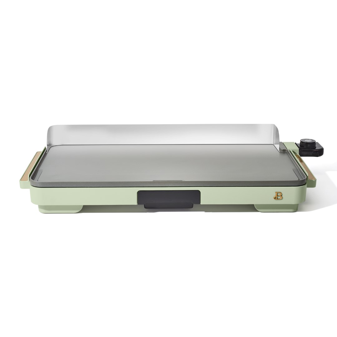 Beautiful XL Electric Griddle 12" x 22"- Non-Stick, Sage Green by Drew Barrymore - image 1 of 11