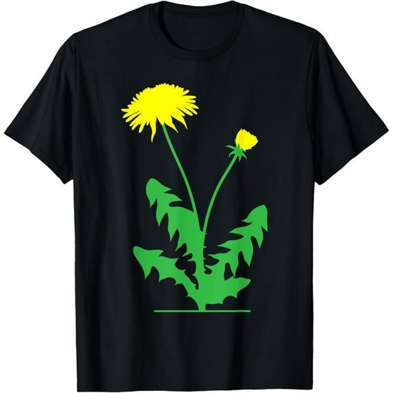 Beautiful Yellow Dandelion Tshirt Florist Enthusiast T-Shirt