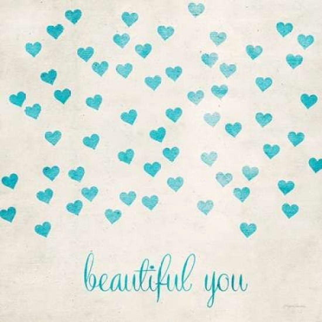 Beautiful You in Blue Canvas Art - Morgan Yamada (24 x 24)