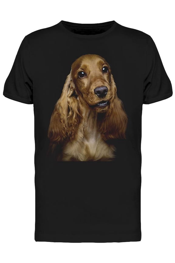 Beautiful Young Cocker T-Shirt Men -Image by Shutterstock, Male 3X-Large