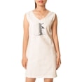 thumbnail image 1 of Beautiful Young Girl And A Cute Pug Printed Mini Shift Dress WDS_02 14, 1 of 1