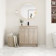 Beautiful and Modern 30 Inch Freestanding White Bathroom Vanity with