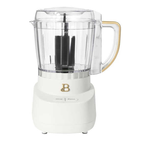 Beautiful by Drew Barrymore 3-Cup Food Chopper, White Icing