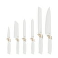thumbnail image 1 of Beautiful by Drew Barrymore 6-Piece Stainless Steel Knife Set White Icing with Gold Accent, 1 of 8