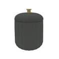 thumbnail interactive-video image 1 of Beautiful By Drew Barrymore Bathroom Canister- Dark Gray, 1 of 9