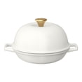 thumbnail image 1 of Beautiful by Drew Barrymore Enameled Cast Iron Bread Oven, 10 in, White Icing, 1 of 10