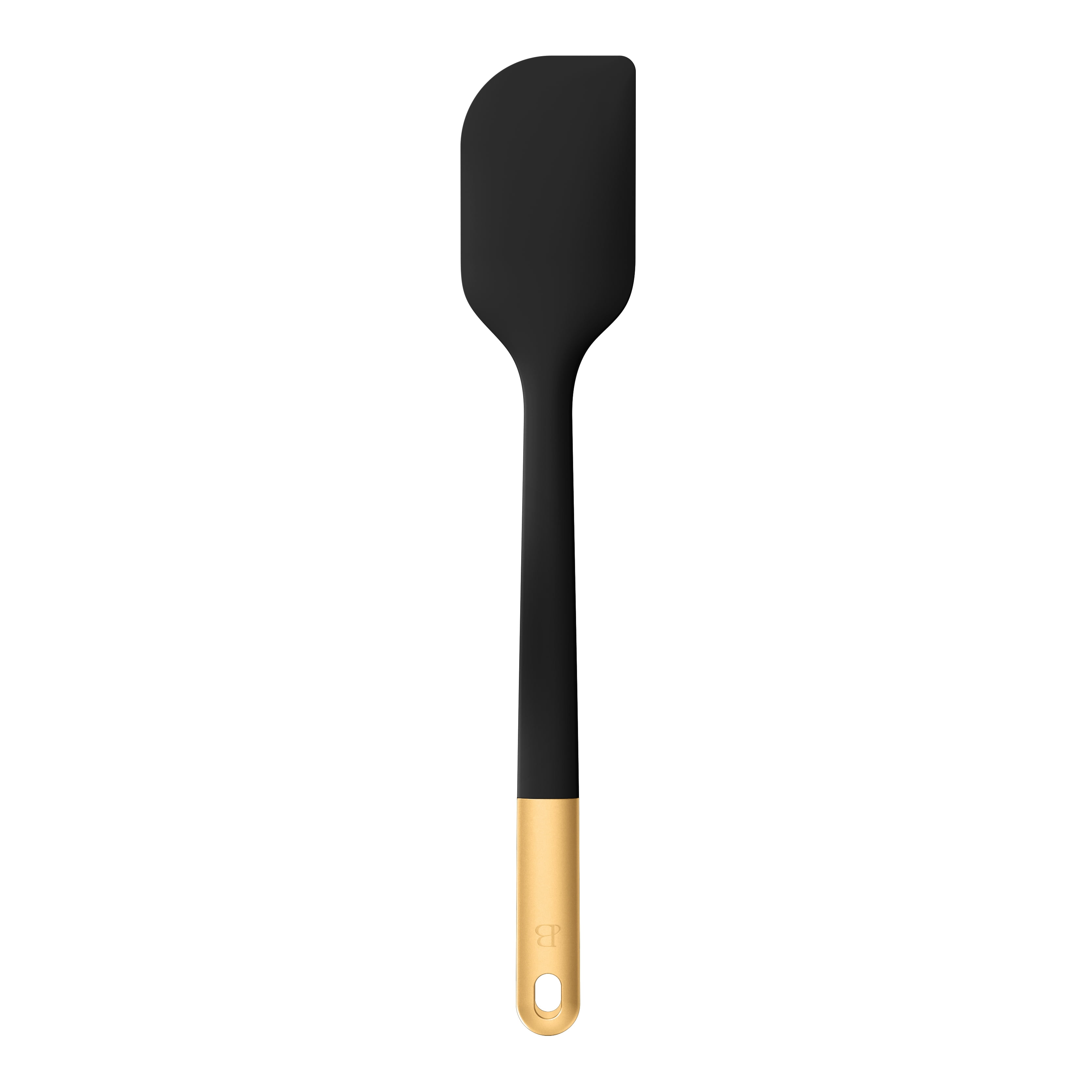 Beautiful, Silicone Spatula, Black, Gold Handle, Kitchen Utensil ...