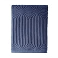 thumbnail image 1 of Beautiful by Drew Barrymore Textured Washcloth, 100% Cotton, Smokey Blue, 1 of 8