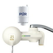 Beautiful by PUR Faucet Mount Filtration System, White Icing PFM420W