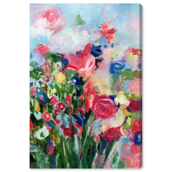 Beautiful floral view Canvas Spring Floral Wall Art by Art Remedy, Gallery Wrapped, 30" x 45"