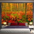 Beautiful plant flower psychedelic scene home decoration art tapestry