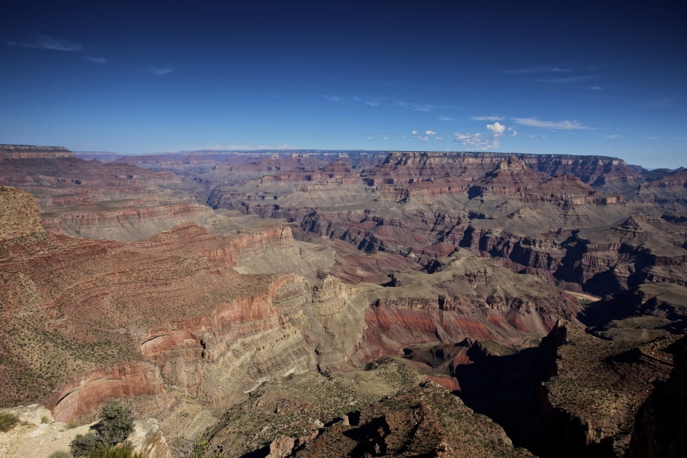 Beautiful vista at Powell Point Grand Canyon Arizona Canvas Art - Terry MooreStocktrek Images (18 x 12)