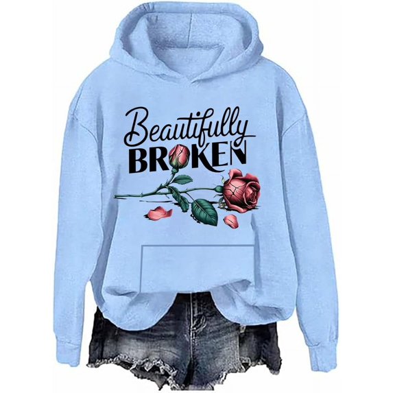 Beautifully Broken Hoodie, Beautifully Broken Sweatshirt, Vintage Beautifully Broken Pullover Shirts Retro Hoodies