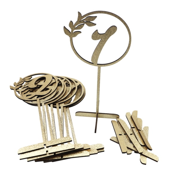 Beautifully Crafted Natural Wood Table Numbers 1-10 for Elegant Functions Table Number Display Stylish and Functional