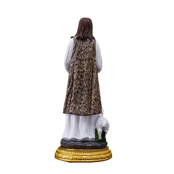 Beautifully Crafted Sculpture Good Shepherd Figure Distinctive Decorations Unique Decorative Items Fine Craftsmanship