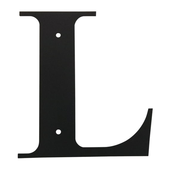 Beautifully Crafted Wrought Iron Letters - Perfect for Home, Business, or Mailbox Decor (16 3/8" W x 18" H)