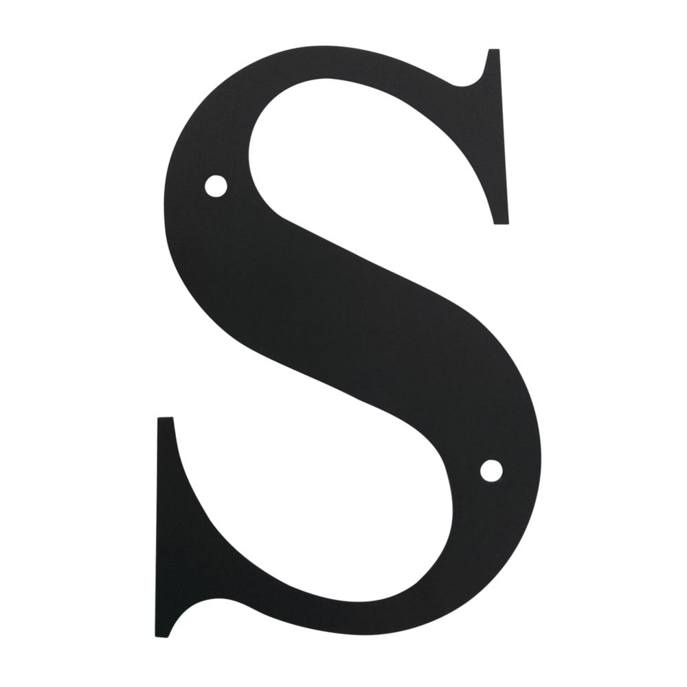 Beautifully Crafted Wrought Iron Letters - Perfect for Home, Business, or Mailbox Decor (3 15/16" W x 6" H)