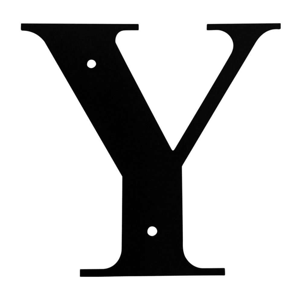 Beautifully Crafted Wrought Iron Letters - Perfect for Home, Business, or Mailbox Decor (6 3/8" W x 6" H)