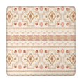 thumbnail image 1 of Beautifully Designed Boho Tablecloth 34x34 Inch Square Floral Cover with Elastic Edge for Indoor Outdoor Table Use, 1 of 6