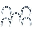 thumbnail image 1 of Beautifully Handcrafted Curtain and Drapery Decorative Rope Tieback, 26" Spread (66cm), 1/2" (1cm) Thick # CCTB,, Dark Navy Blue #J3 (Dark Blue) 5 Pairs (Set of 10), 1 of 2