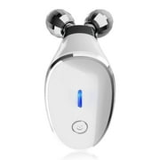 BeautifyEase Microcurrent Face Massager Roller, 5-in-1 Face Lifting Device, White